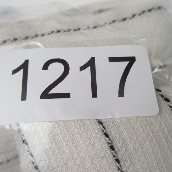 Eileen Fisher Stripe Bateau Neck Top In Ecru Size M R18SVQ - Picture 9 of 9